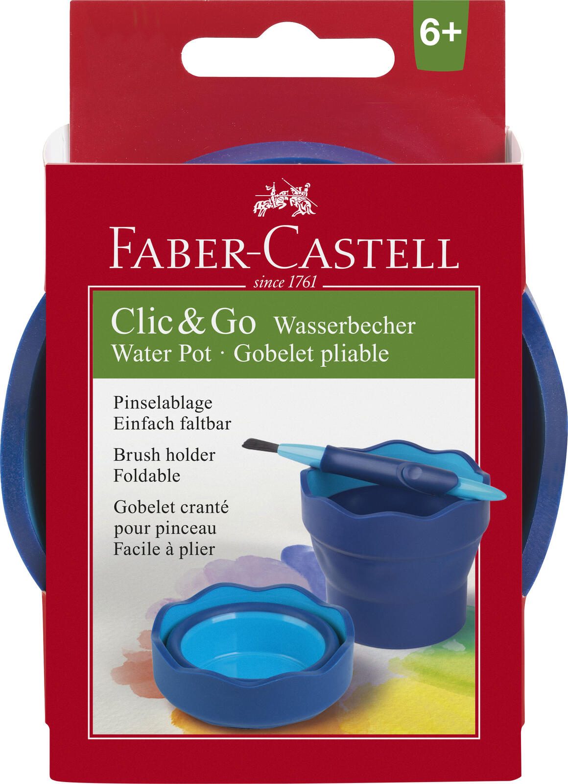 FABER-CASTELL Wasserbecher blau FABER-CASTELL Wasserbecher blau